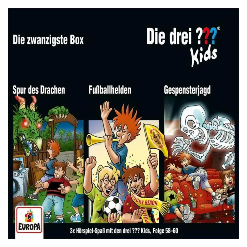 Europa Die drei DREI FRAGEZEICHEN kids - 20 Box (F58-60)
