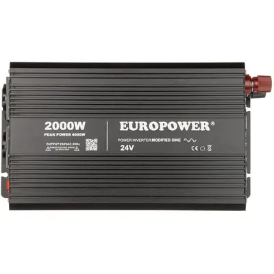 Netzteil Europower INV/24/2000/MS/S 2000W Effizienz 88% USB Doppel-Schuko