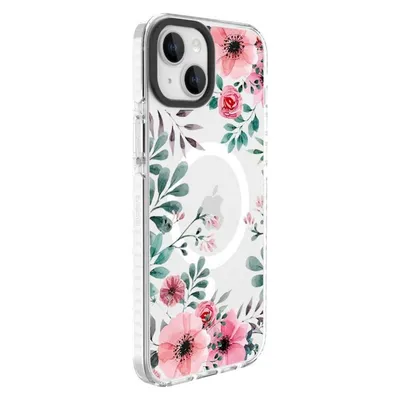 Evelatus iPhone 15 Plus PC+TPU With MagSafe Customized Print Flower