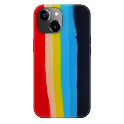 Evelatus iPhone 15 Silicone case Multi-Colored (Apple iPhone 15)