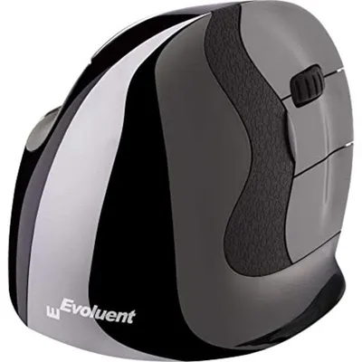 Maus Evoluent VMDL Kabelgebunden 2600 DPI Schwarz Grau Ergonomisch Vertikal