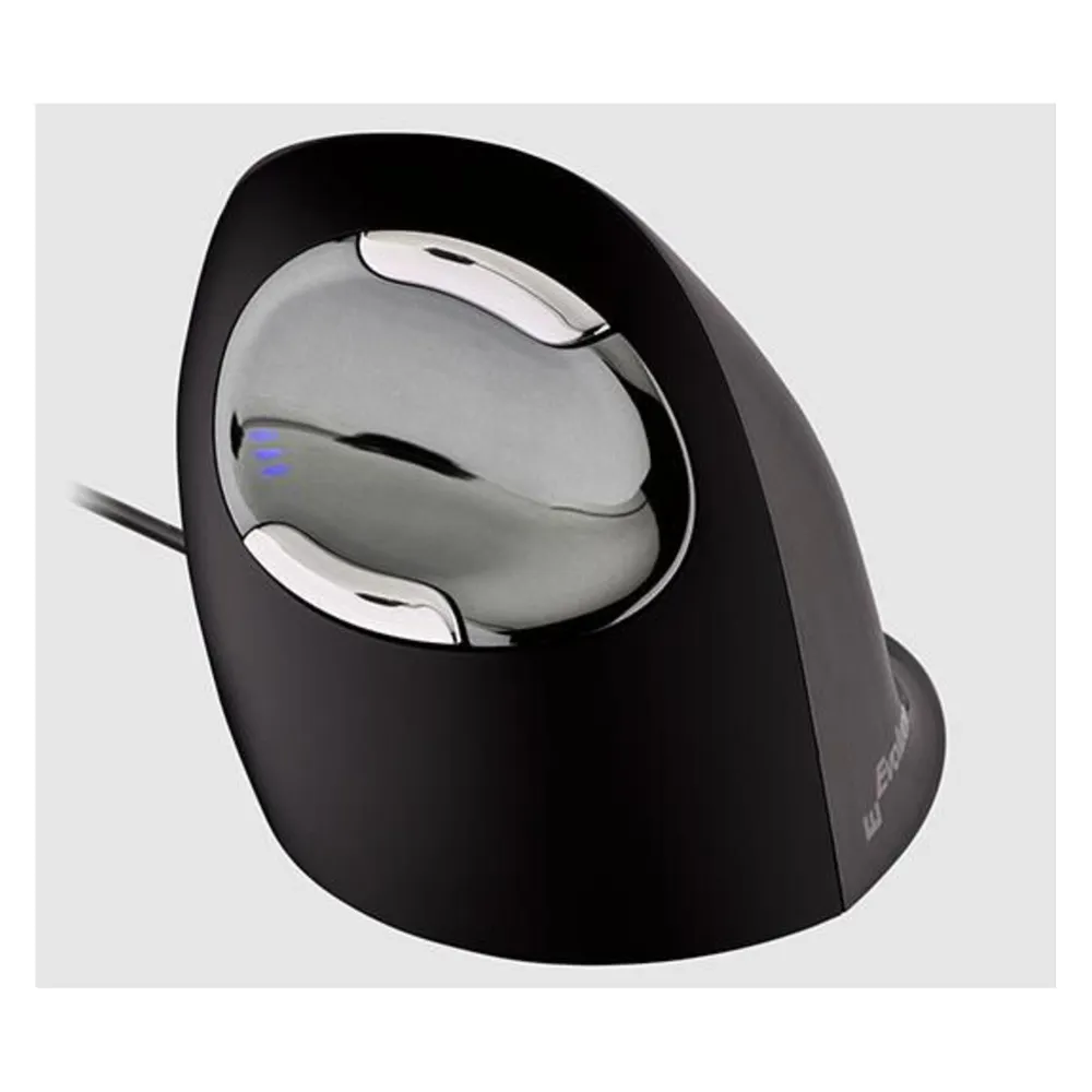 Maus Evoluent VMDS Kabel 2600 DPI Schwarz Silber Ergonomisch Vertikal