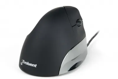 Maus Evoluent VMS Kabelgebunden 1500DPI Schwarz Grau Silber Ergonomisch