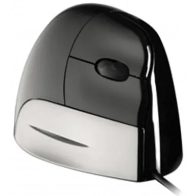 Maus Evoluent VMSR USB Typ-A 1200 DPI Schwarz Silber 3 Tasten