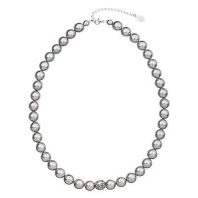 Evolution Group Pearl necklace 32.011.3 light gray