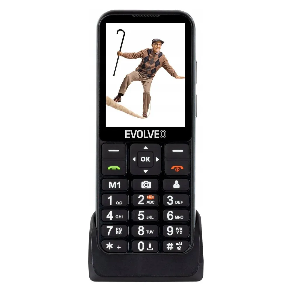 Mobiltelefon Evolveo EasyPhone ESLTRD 4G 128MB 32GB 2.8" Schwarz
