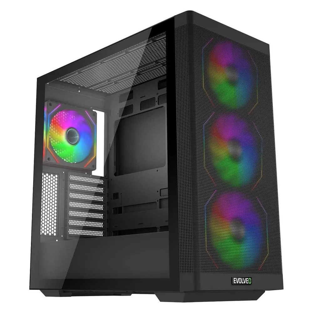 Gehäuse PC Scorpio ARGB Glasgitter Großturm