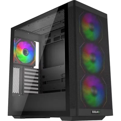 Gehäuse PC Scorpio ARGB Glasgitter Großturm