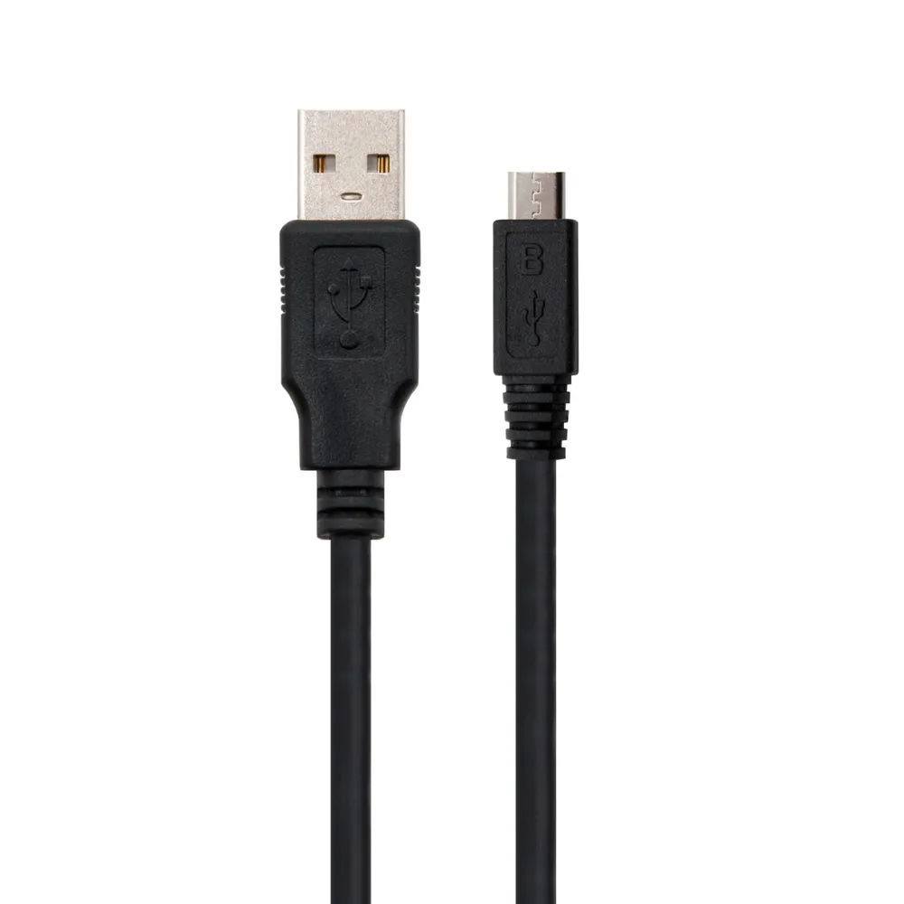 Ewent USB 2.0-auf-Micro-USB-Kabel, Stecker/Stecker, 1,8 m, Schwarz