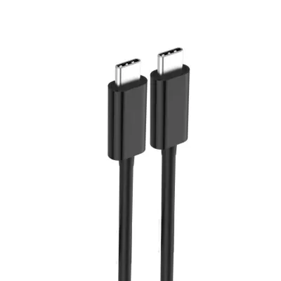 Ewent EC1036 USB-C-auf-USB-C-Kabel, Stecker/Stecker, 1,8 m, Schwarz