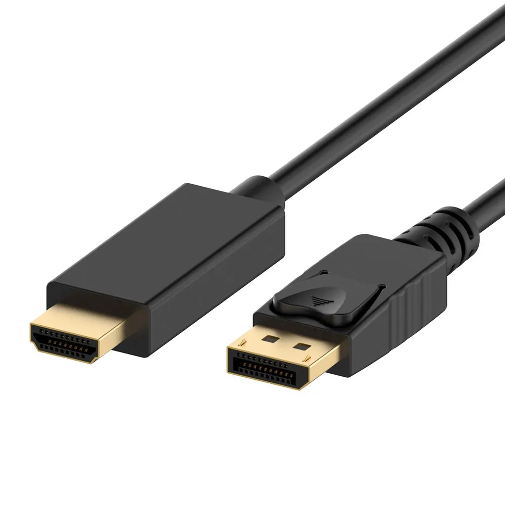 Ewent Displayport V1.2 auf HDMI Stecker/Stecker Adapterkabel 1 m Schwarz