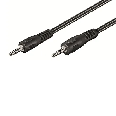 Ewent Kabelstecker 3,5m Stecker/Stecker 5m Schwarz