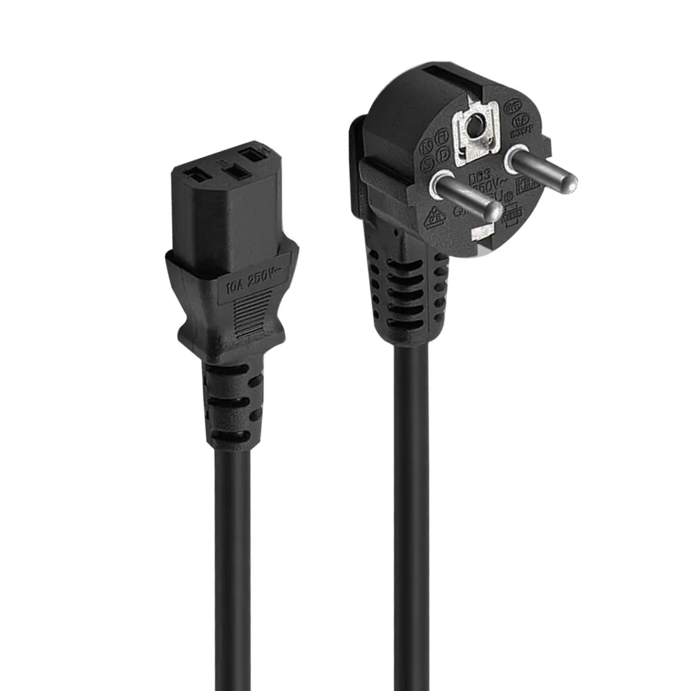 Ewent Stromkabel IEC320 auf C13 Buchse/Stecker 3m Schwarz