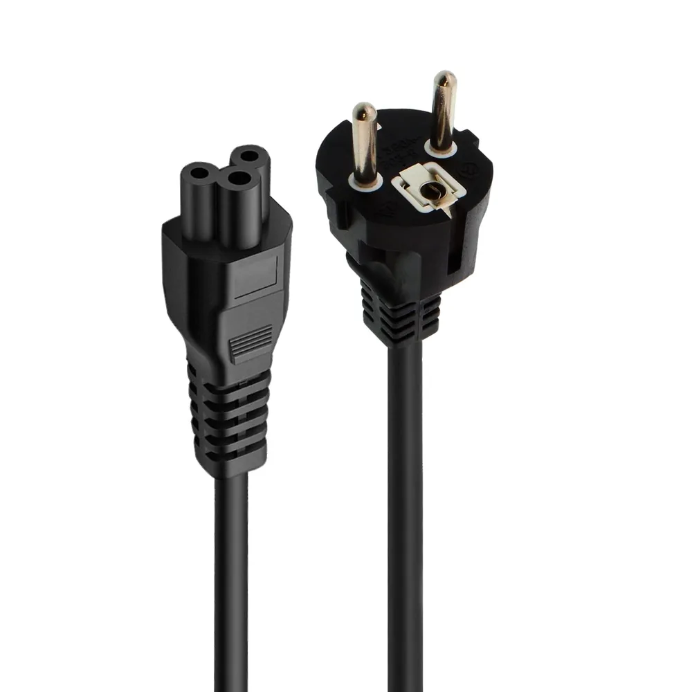 Ewent EC1907 Stromkabel, 1,8 m, Typ F-Stecker auf C5 H05VV-F3G geformte Stecker