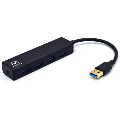 Ewent Hub 4 Anschlüsse USB 3.1 Schwarz