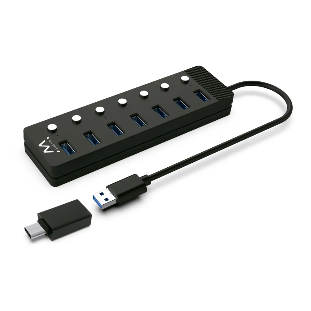 USB-Hub Ewent EW1144 3x USB 2.0 1x USB 3.2 Gen 1 USB-Hub Ewent EW1144 3x USB 2.0 1x USB 3.2 Gen 1