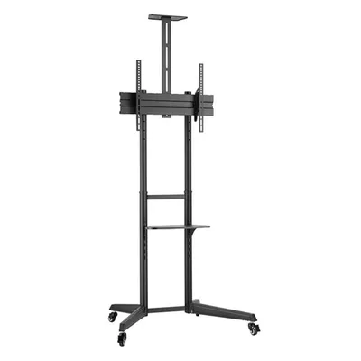 Ewent EW1539 TV-Bodenständer für 37-70 Zoll, VESA 600x400, mit Kamerahalterung, Schwarz