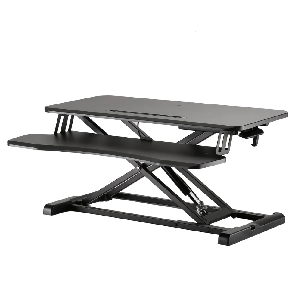 Ewent EW1545 Workstation mit verstellbarer Höhe und Tastaturablage