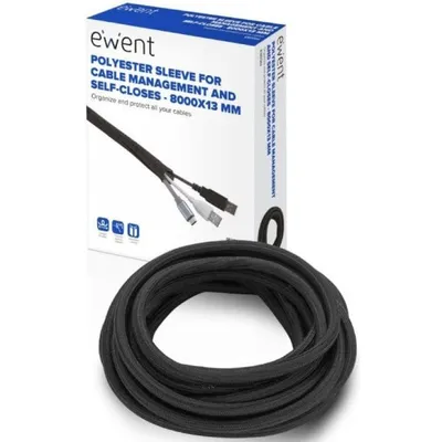 Ewent EW1561 Kabel-Organizer Universal Kabelmuffe Schwarz 1 Stück(e)