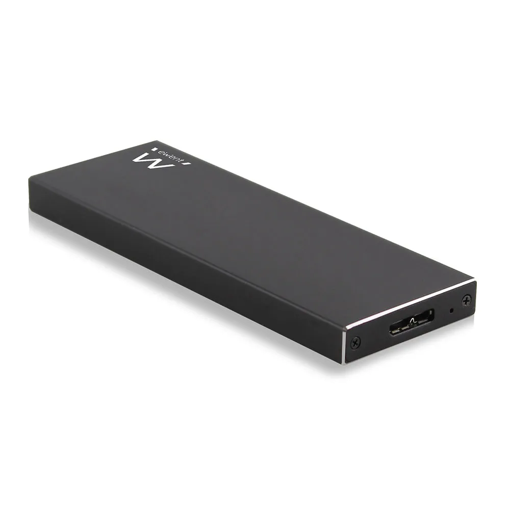 Ewent EW7023 Speicherlaufwerksgehäuse SSD-Gehäuse Schwarz M.2