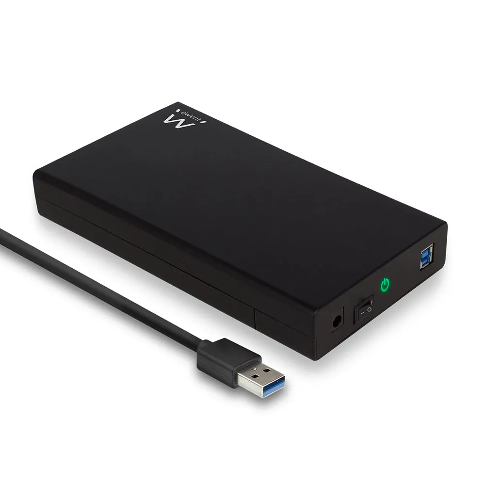 Ewent EW7056 Speicherlaufwerksgehäuse HDD-Gehäuse Schwarz 3.5"