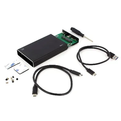 Ewent EW7070 Speicherlaufwerksgehäuse HDD / SSD-Gehäuse Schwarz 2.5"