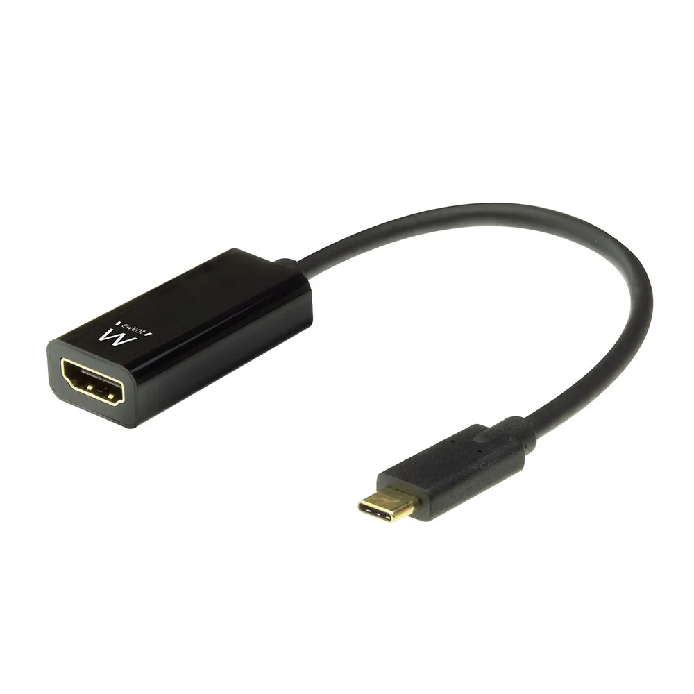 Ewent EW9823 Videokabel-Adapter 0,15 m USB Typ-C HDMI Typ A (Standard) Schwarz