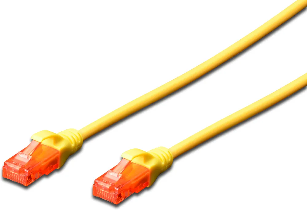 Ewent Netzwerkkabel RJ45 Cat 6 U/UTP 3m Gelb
