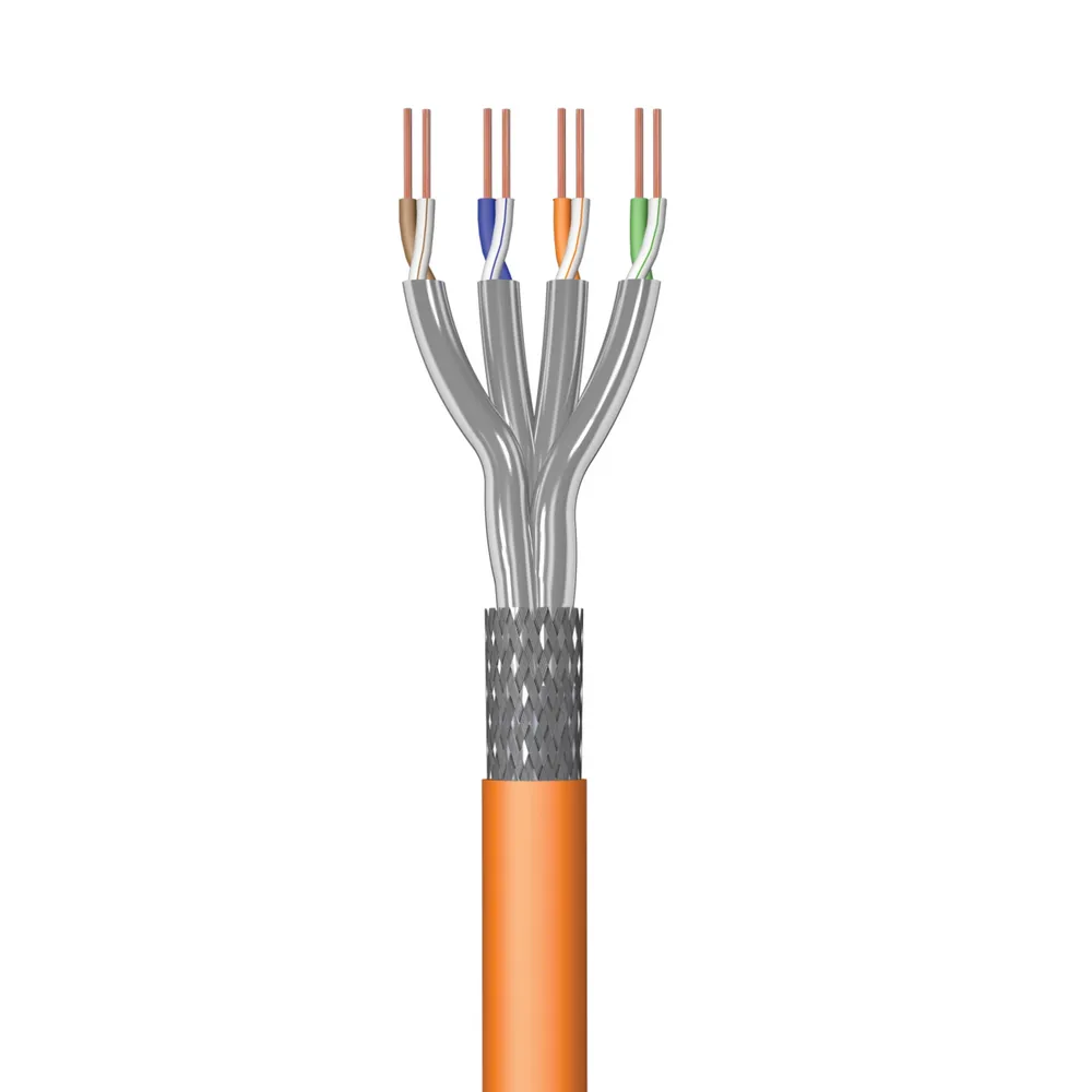 Ewent IM1226 Cat.7 50 m S/FTP 1200 MHz oranges halogenfreies Kabel