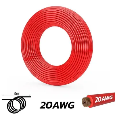 Kabel eWheel Ewm663 Rot 20 AWG 5m Zuverlässige Leitfähigkeit