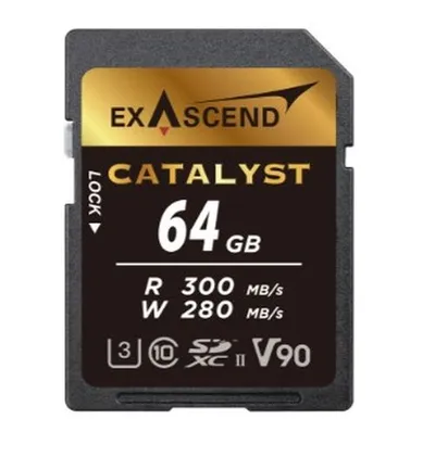 Exascend Catalyst 64GB 300MB/S V90 UHS II