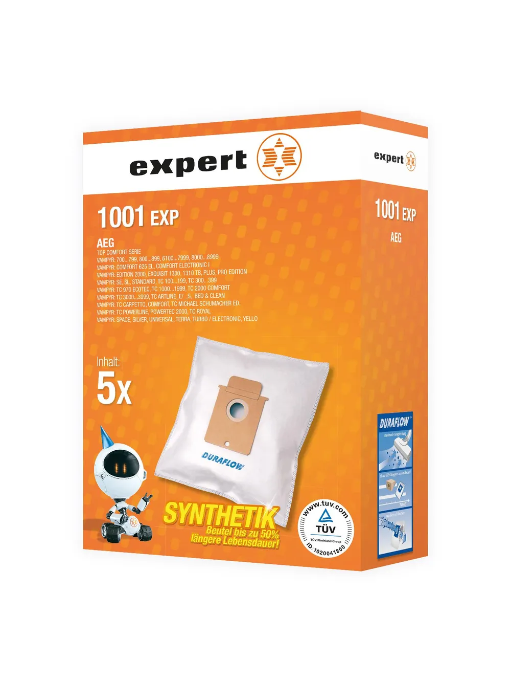 1001 EXP Staubsaugerbeutel