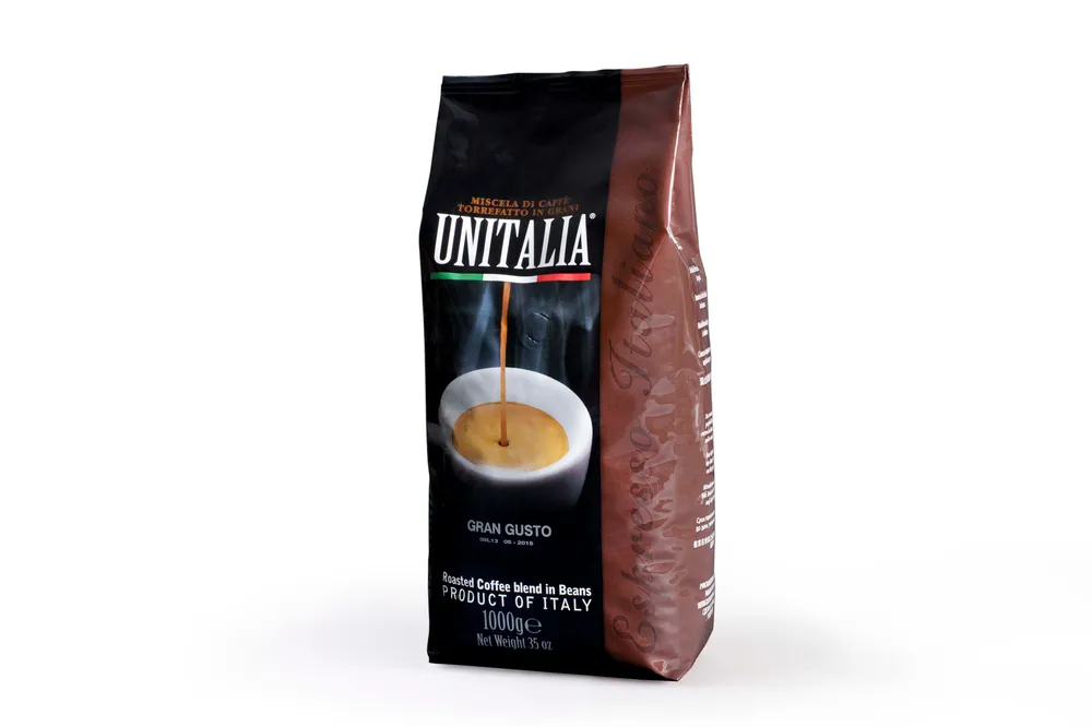 KAFFEE Unitalia Gran Gusto 1 kg ganze Bohne