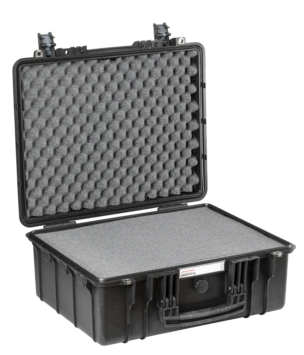 Explorer Cases 4820HL Koffer Schwarz mit Schaumstoff