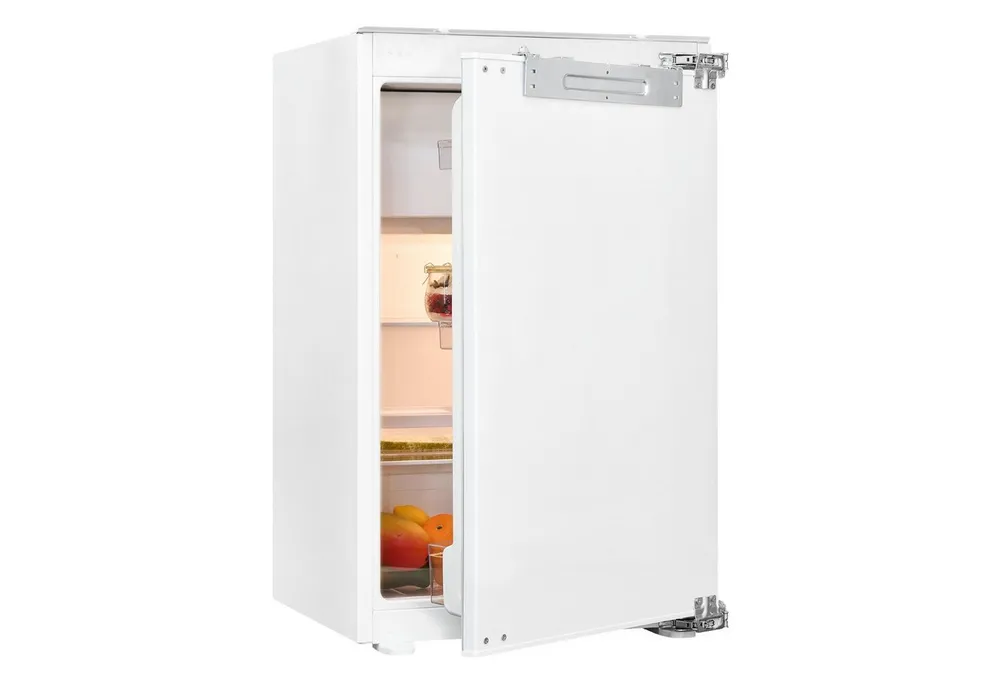 exquisit Einbaukühlschrank EKS5131-4-FE-090E weiss, 87.8 cm hoch, 55 cm breit,4-Sterne-Gefrierfach, Geräuscharmer Betrieb, LED-Innenbeleuchtung