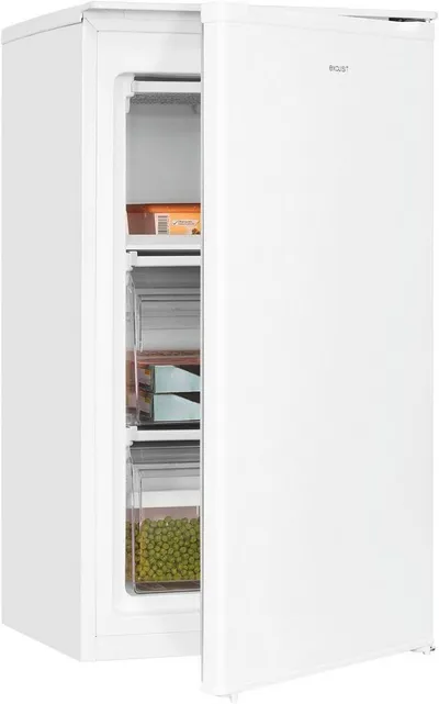 exquisit Gefrierschrank GS111-041E, 85,5 cm hoch, 48 cm breit, Kompakter 4*-Gefrierschrank–flexibel, zuverlässig&leicht zu bedienen