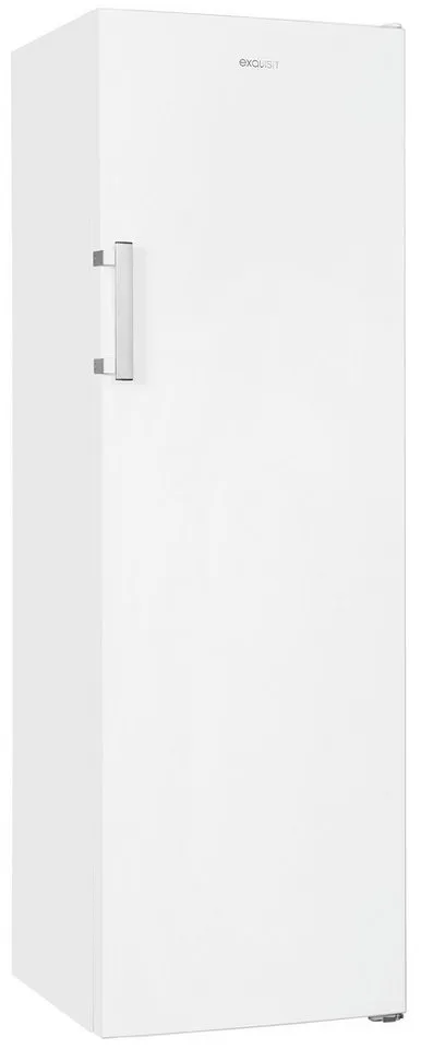 exquisit Gefrierschrank GS271--H-O40E weiss, 171 cm hoch, 54 cm breit, 4*-Gefrierschrank No Frost mit LED-Anzeige & praktischem Griff