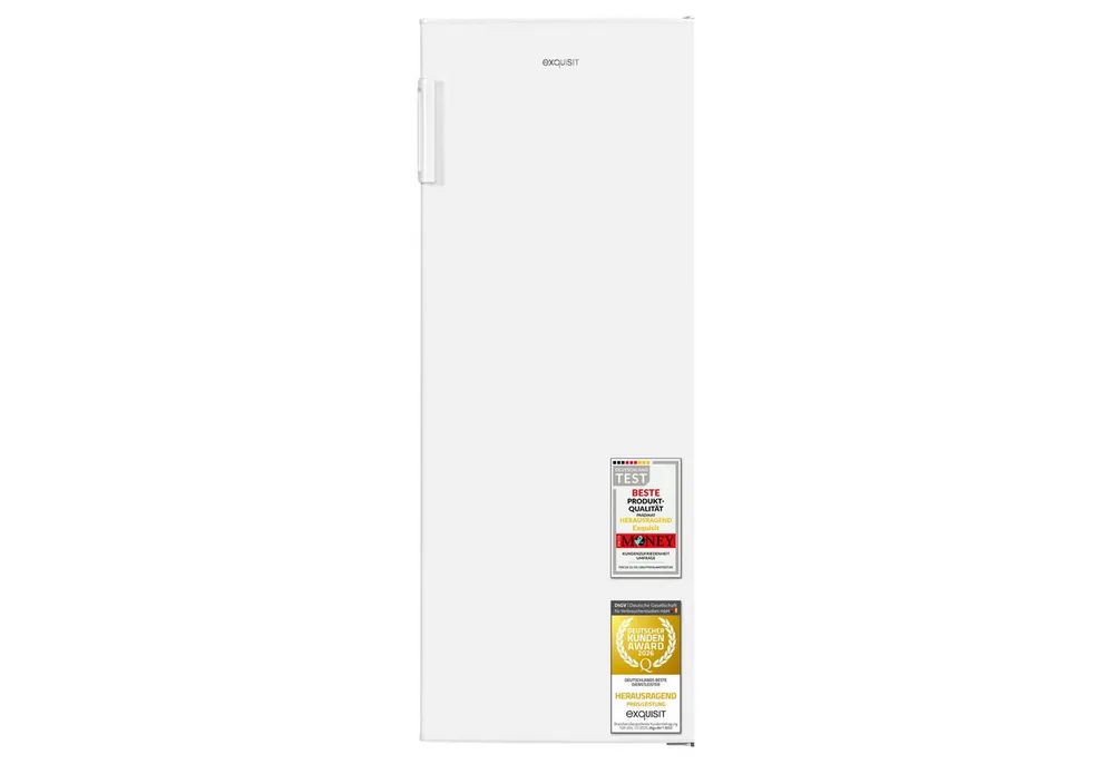 exquisit Gefrierschrank GS5230-H-040D, 142.6 cm hoch, 54.4 cm breit, 4* Gefrieren, Türanschlag wechselbar, Temperraturregelung