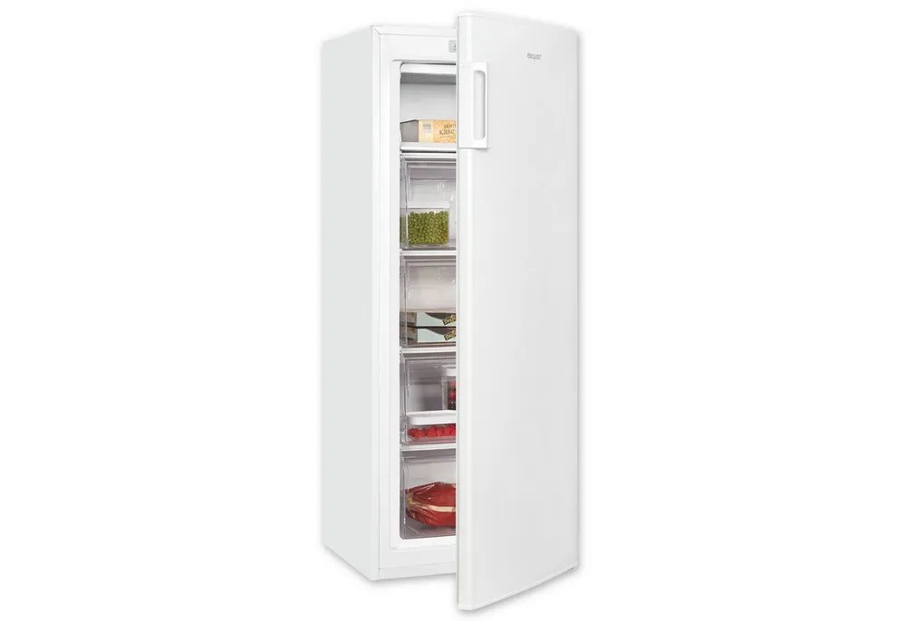 exquisit Gefrierschrank GS5230-HE-040D, 142.6 cm hoch, 54.4 cm breit, Schnellgefrieren, LED-Display, 4*-Gefrieren