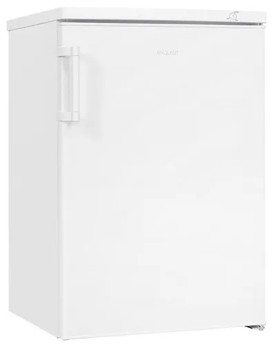 exquisit Gefrierschrank GS81-H-010D weiss, 85 cm hoch, 56 cm breit, 4*-Gefrierschrank mit praktischem Griff – leicht & bequem zu öffnen