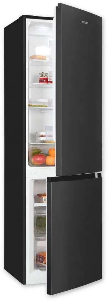 exquisit Kühl-/Gefrierkombination KGC265-70-NF-040C, 180,5 cm hoch, 54,5 cm breit, Energieeffizienzklasse C, 253 Liter Nutzinhalt, Total NoFrost