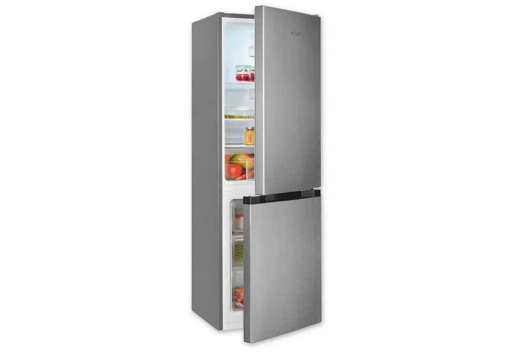 exquisit Kühl-/Gefrierkombination KGC5231-60-E-050C, 144 cm hoch, 47.4 cm breit, 4*-Gefrieren, Schnellkühlen, 157 Liter Nutzinhalt, 3 Ablagen