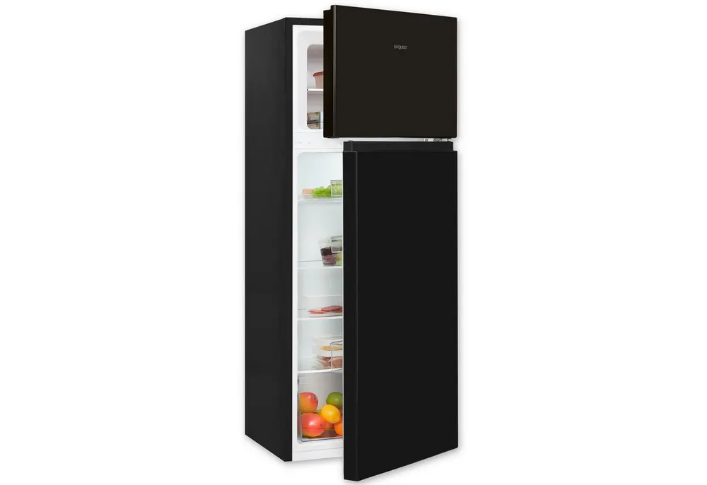 exquisit Kühl-/Gefrierkombination KGC5270-45-010E, 143.5 cm hoch, 55 cm breit, 4-Sterne-Gefrieren, Türanschlag wechselbar, LED-Innenbeleuchtung
