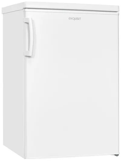 exquisit Kühlschrank KS16-4-HE-040D weiss, 85 cm hoch, 55 cm breit, 109 Liter Nutzinhalt, stufenlose Temperaturregelung, 4 Sterne