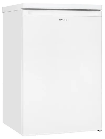 exquisit Kühlschrank KS16-V-040E weiss, 85 cm hoch, 55 cm breit, 127L Kühlschrank: flexibel, hell beleuchtet & mit praktischem Stauraum