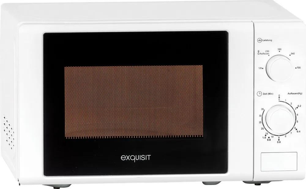 exquisit Mikrowelle MW 900-030, Mikrowelle, 20 l, weiss