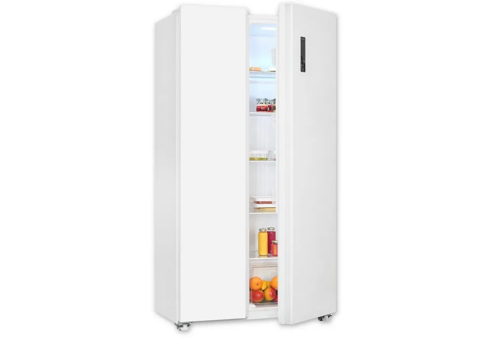 exquisit Side-by-Side SBS546-040D, 177 cm hoch, 91 cm breit, No Frost, Temperaturanzeige, Temperaturregelung, Innenbeleuchtung