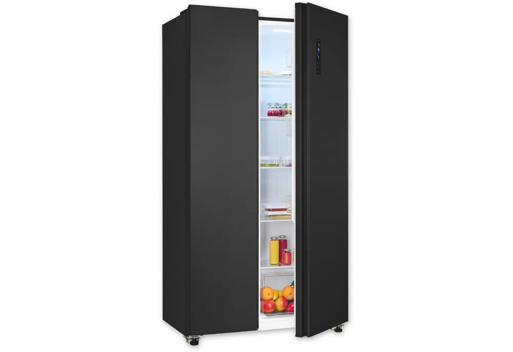 exquisit Side-by-Side SBS546-040E, 177 cm hoch, 90 cm breit, No-Frost-Technologie, LED-Beleuchtung, 4*-Gefrierfach