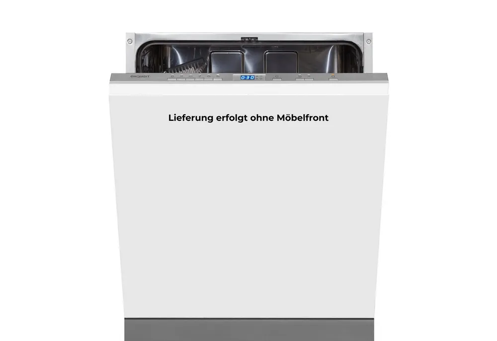 exquisit vollintegrierbarer Geschirrspüler PLUS EGSP2113-E-030E, 11 l, 13 Maßgedecke, 60 cm Breite, 6 Spülprogramme, Extra-Trocknung