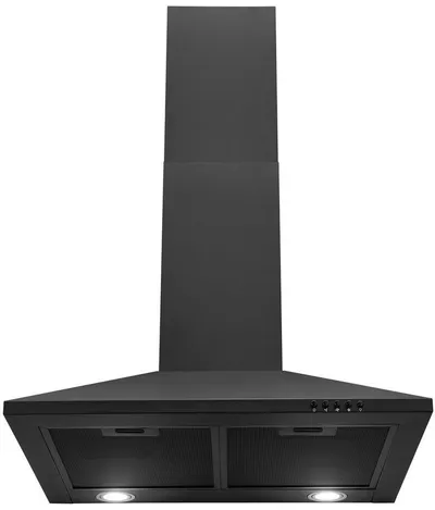 exquisit Wandhaube KH 60-8.3 (sw) KH 60-8.3 (sw), Pyramidenförmige Haube – stilvoll & flexibel mit LED-Beleuchtung